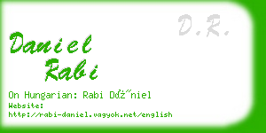 daniel rabi business card